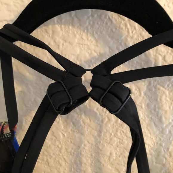 Enjoy the Sunshine One Piece Swimsuit size L Watercolor print NWT - Picture 6 of 6